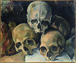 Paul Cezanne Pyramid of Skulls, 1900 oil painting reproduction