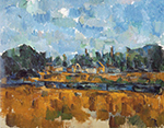 Paul Cezanne Riverbanks, 1904-05 oil painting reproduction