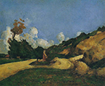 Paul Cezanne Road, 1871 oil painting reproduction