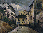 Paul Cezanne Rue des Saules, Montmartre, 1867 oil painting reproduction