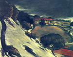 Paul Cezanne Snowmelt in L'Estaque, 1870 oil painting reproduction