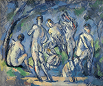 Paul Cezanne Standing Bathers, 1900 oil painting reproduction