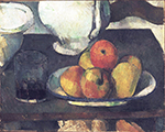 Paul Cezanne Still Life with Apples and a Glass of Wine, 1877-79 oil painting reproduction