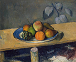 Paul Cezanne Still Life with Apples, Peaches, Pears and Grapes, 1879-80 oil painting reproduction