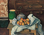 Paul Cezanne Still Life with Commode, 1883-87 oil painting reproduction