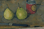 Paul Cezanne Still Life with Pears and Knife, 1877-78 oil painting reproduction