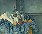 Paul Cezanne Still Life with Peppermint Bottle, 1893-95 oil painting reproduction