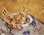 Paul Cezanne Still Life with Plate of Apples, 1887 oil painting reproduction