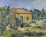 Paul Cezanne The Abandoned House near Aix-en-Provence, 1885-87 oil painting reproduction