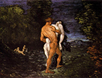 Paul Cezanne The Abduction, 1867 oil painting reproduction