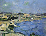 Paul Cezanne The Bay of L'Estaque and Saint-Henri, 1877-79 oil painting reproduction