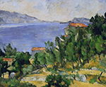 Paul Cezanne The Bay of L'Estaque from the East, 1878-82 oil painting reproduction