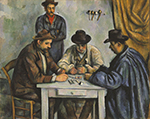 Paul Cezanne The Card Players, 1890-92 oil painting reproduction