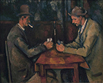Paul Cezanne The Card Players, 1890-95 oil painting reproduction