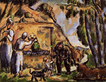 Paul Cezanne The Fountain, 1872 oil painting reproduction