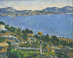Paul Cezanne The Gulf of Marseilles Seen from L'Estaque, 1878-79 oil painting reproduction