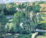 Paul Cezanne The Hill of Galet at Pontoise, 1879-80 oil painting reproduction