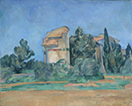 Paul Cezanne The Pigeon Tower at Bellevue, 1889-90 oil painting reproduction
