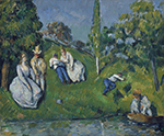 Paul Cezanne The Pond, 1877-79 oil painting reproduction