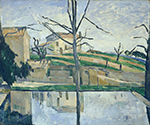 Paul Cezanne The Pool at Jas de Bouffan, 1878 oil painting reproduction