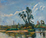 Paul Cezanne The River, 1881 oil painting reproduction