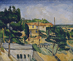 Paul Cezanne The Road Bridge at L'Estaque, 1879-82 oil painting reproduction
