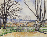 Paul Cezanne The Trees of Jas de Bouffan in Spring, 1878-80 oil painting reproduction