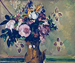 Paul Cezanne Vase of Flowers, 1880-81 oil painting reproduction