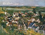 Paul Cezanne View of Auvers-sur-Oise, 1873 oil painting reproduction