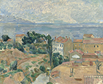 Paul Cezanne View on the L'Estaque, 1882-83 oil painting reproduction