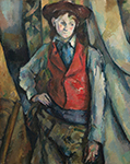 Paul Cezanne Boy in a Red Waistcoat, 1888-90 01 oil painting reproduction