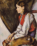 Paul Cezanne Boy in a Red Waistcoat, 1888-90 02 oil painting reproduction