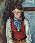 Paul Cezanne Boy in a Red Waistcoat, 1888-90 05 oil painting reproduction