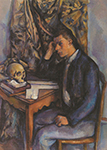 Paul Cezanne Boy with Skull, 1896-98 oil painting reproduction