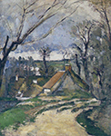 Paul Cezanne Cottages of Auvers, 1872-73 oil painting reproduction
