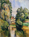 Paul Cezanne Country House by a River, 1890 oil painting reproduction