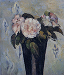 Paul Cezanne Dark Blue Vase, 1880 oil painting reproduction