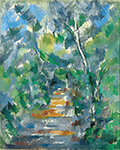 Paul Cezanne Forest Scene (Path from Mas Jolie to Chateau Noir), 1900-02 oil painting reproduction