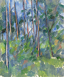 Paul Cezanne In the Woods, 1897-98 oil painting reproduction