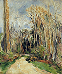 Paul Cezanne Path at the Entrance to the Forest, 1879 oil painting reproduction