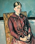 Paul Cezanne Portrait of Madame Cezanne in the Yellow Armchair, 1888-90 oil painting reproduction