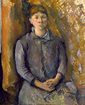 Paul Cezanne Portrait of Madame Cezanne, 1886-87 oil painting reproduction