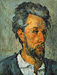 Paul Cezanne Portrait of Victor Chocquest oil painting reproduction