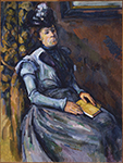 Paul Cezanne Seated Woman in Blue, 1902-04 oil painting reproduction
