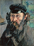 Paul Cezanne Self Portrait in a Casquette, 1872 oil painting reproduction