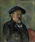 Paul Cezanne Self Portrait with a Beret, 1898-99 oil painting reproduction