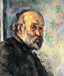 Paul Cezanne Self Portrait, 1895 oil painting reproduction