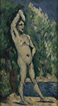 Paul Cezanne Standing Bather, 1876 oil painting reproduction