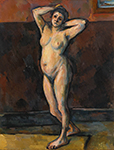 Paul Cezanne Standing Nude, 1898-99 oil painting reproduction