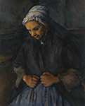 Paul Cezanne The Old Woman with a Rosary oil painting reproduction